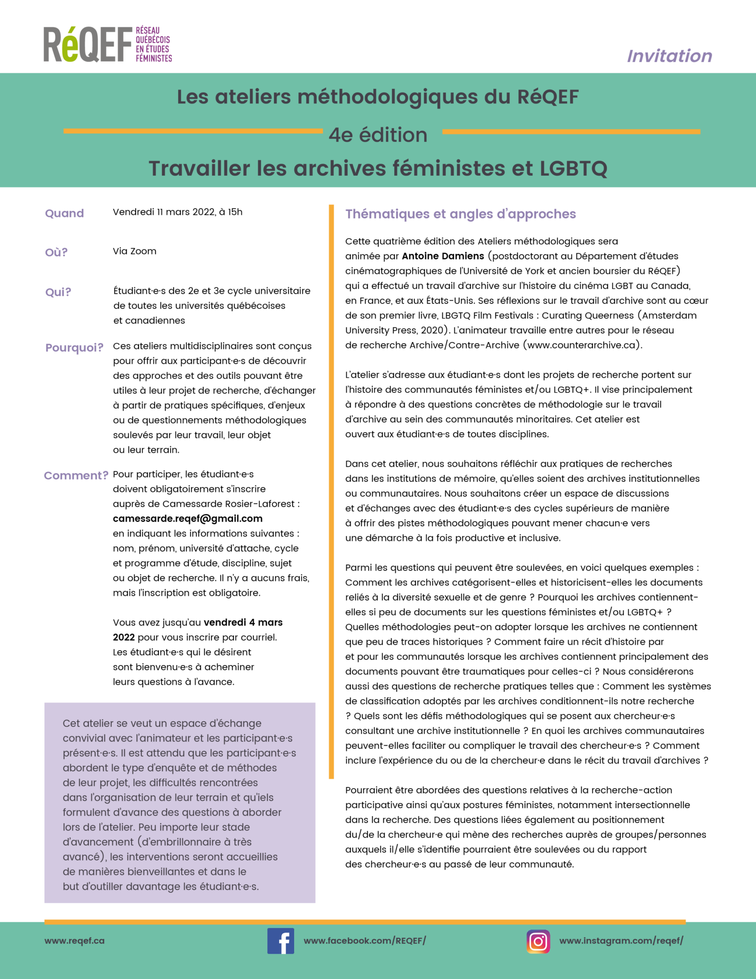 métho histoires féministes