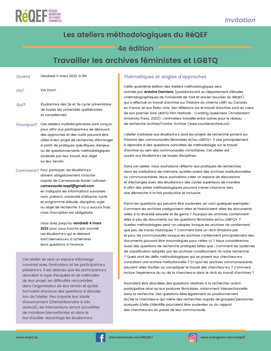 métho histoires féministes