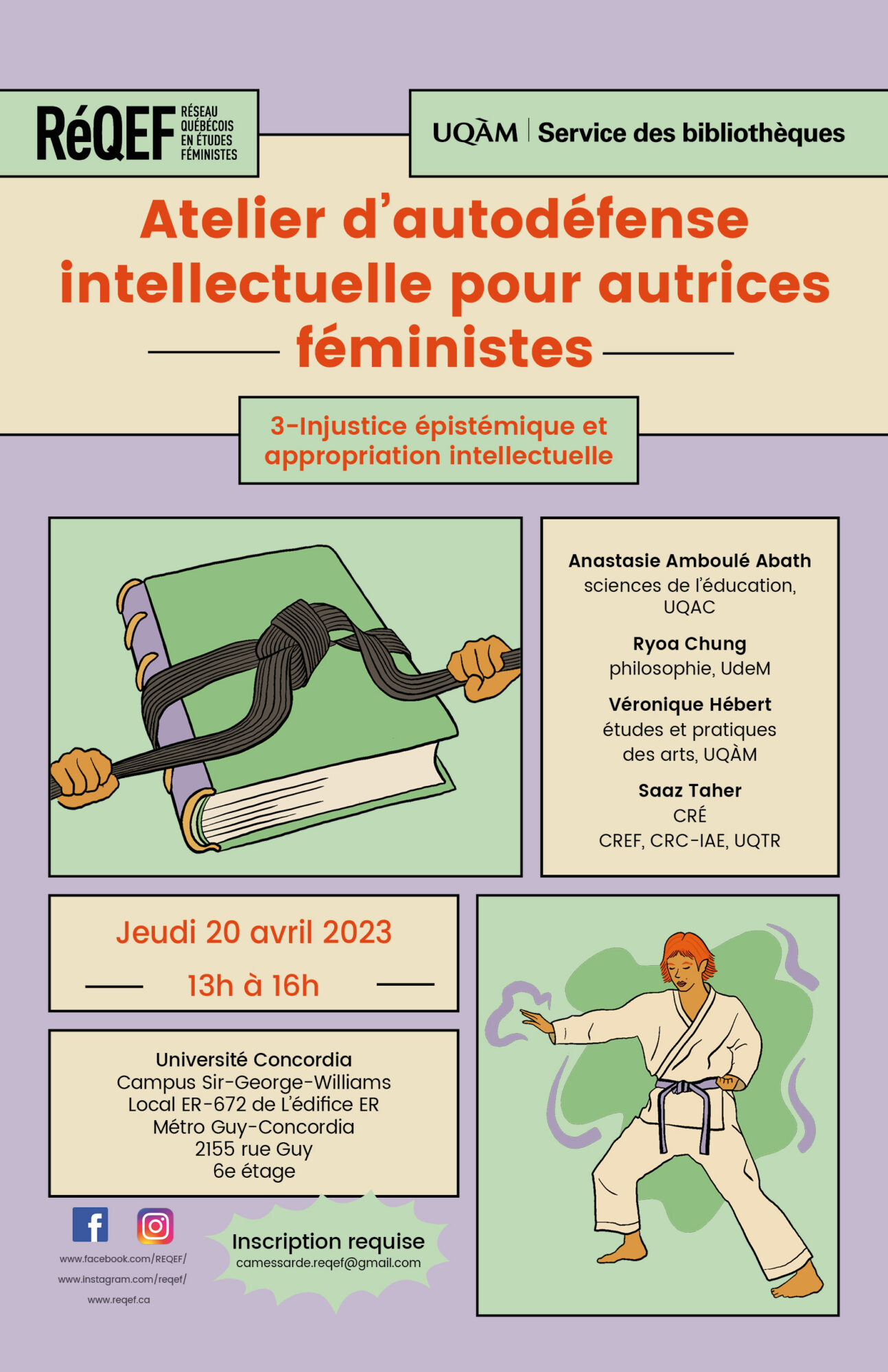 Atelier d'autodéfence intellectuelle pour autrices féministes