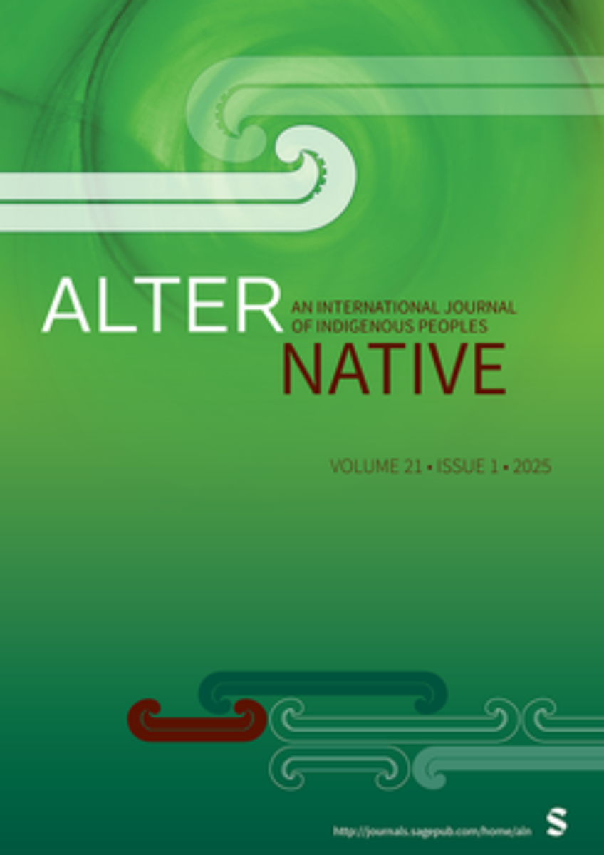 Couverture de la revue AlterNative: An International Journal of Indigenous Peoples, vol. 21, no 1, 2025